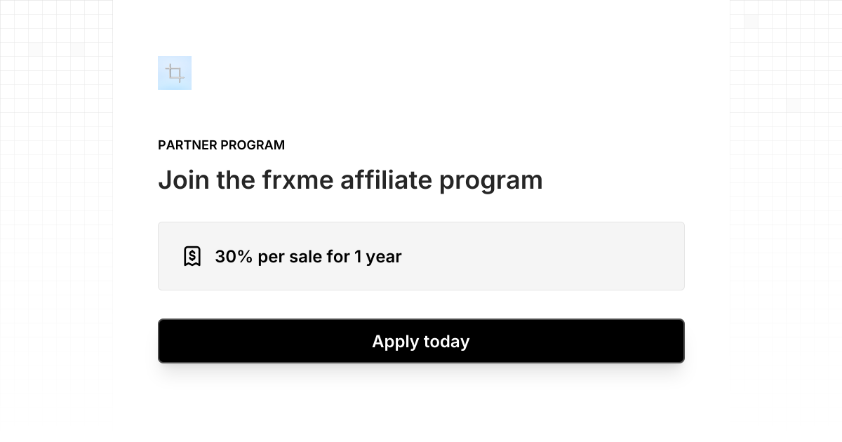 frxme Affiliate Program | Dub